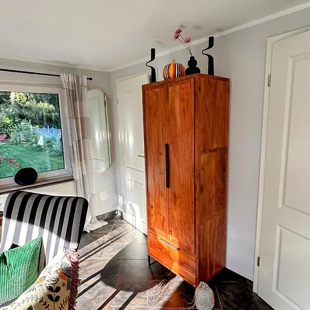 Lägenhet Sunlit Garden - Ruhig Am Wald Nahe Warnow - Kamin Rostock